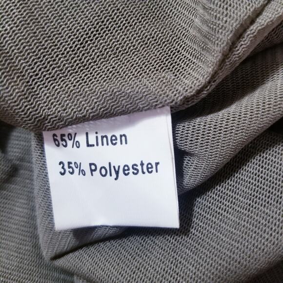 John Fashion Linen Blend Fairy Floral Dress Crochet Knit - Picture 8 of 13